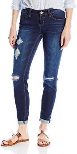 YMI Women's Luxe Single Button Anklet Skinny