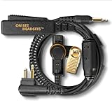 Walkie Talkie Earpiece with Mic - FilmPRO X Walkie Talkie Headset with 3.5mm AUX Cable & Travel Case Compatible with Motorola 2-Pin - Two-Way Radio Headsets & Microphones by On Set Headsets (Elite)