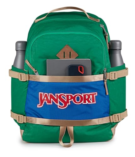 JanSport Small Seattle Pack – Compact Backpack with Main Compartment, Dual Water Bottle Pockets, and Padded Sleeve for 15-Inch Laptop, Jelly Kelly - image 4
