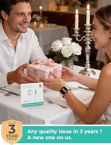 𝟐𝟎𝟐𝟔 𝐔𝐩𝐠𝐫𝐚𝐝𝐞𝐝 [5W USB C] for Apple Watch Charger Fast Charging Magnetic Cable Portable Wireless Charging Compatible with iWatch Ultra 3/2 Series 11 10 9 8 7 Apple Watch Accessories-3.3FT - Image 7