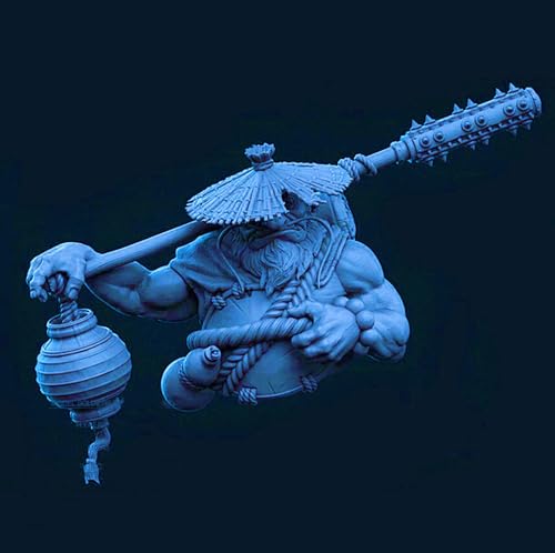 Modèle kit ninja samouraï 1/10 résine buste à peindre figurine miniature 3c7E-8