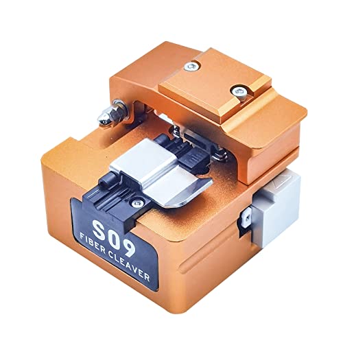 Signal fire Optical Fiber Cleaver, Fiber Optic Knife, High Precision Optical Fiber Cleaver W/ 16 Cleaving Spots & 48000 Cleaves, FTTH Optic Fiber Cutter W/Scrap Collector