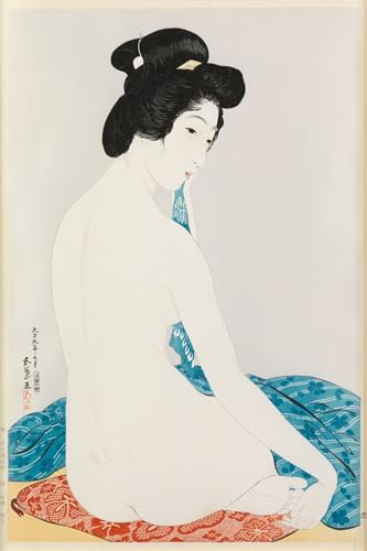 Cuadro La bellezza dopo il bagno Goyo Hashiguchi pintura decorativa salon 60x90cm