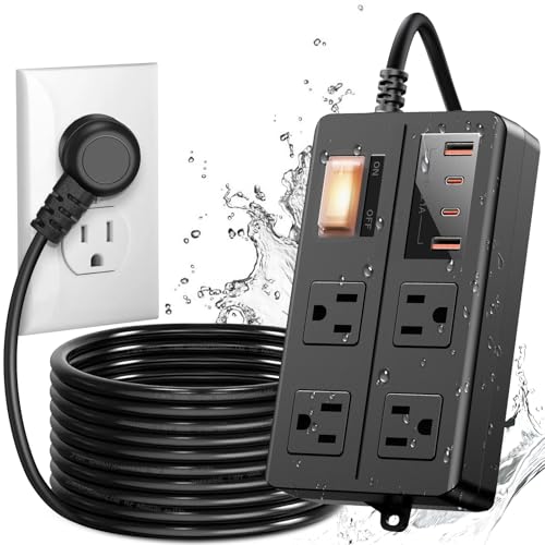 IPX6 Outdoor Power Strip