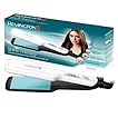 Remington Lisseur Cheveux [Soin Brillance & Douceur] Shine Therapy (Plaques larges, Céramique, Soin huile d'argan marocaine & vitamine E, Ecran LCD, 150-230°C) Fer à Lisser S8550