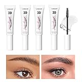 Eyebrow Soap Kit, 4 Pcs Eyebrow Setting Gel Kit, 3D Brows Gel Long Lasting Waterproof Smudge Proof...