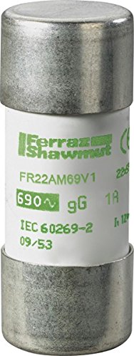 Mersen/ferraz Shawmut Industrial/Power Fuse, 660 V, 63 A, 22Mm X 58Mm, 0.87" X 2.28" - C215650