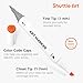 Shuttle Art 51 Colors Alcohol Markers, 50 Colors Dual Tip Art Marker Set Plus 1 Colorless Blender with Marker Case Perfect for Illustration Students Adult Coloring Sketching