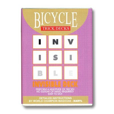 Bicycle Invisible Card Trick Deck - Blue Edition -1 Bicycle Invisible Card Trick Deck - Blue Edition -1