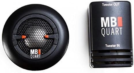 MB Quart XT1-20 0.75" 15W RMS X-Line Titanium Dome Tweeter with 12dB in-Line Crossover, Black