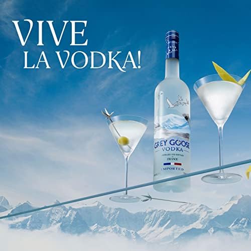 GREY GOOSE Premium French Vodka, Made from The Finest French Single-Origin Wheat & Natural Spring Water, 40% ABV, 35cl / 350ml