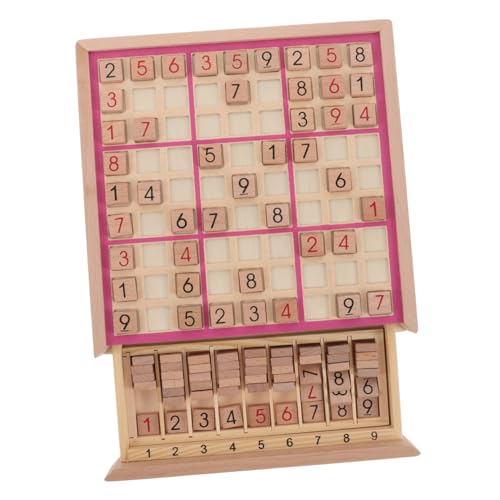 BRIGHTFUFU 1 セット 数独知育 断熱ケトル 真空ケトル ロボットのおもちゃ 強力な磁気ドアプレート 曲げられる真空ケトル パズルおもちゃ 木のおもちゃ 教育ボードゲーム Khaki