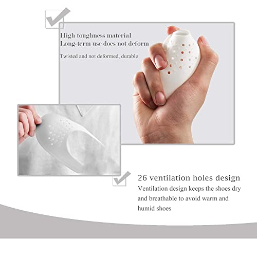 4 Pairs Shoe Crease Protectors Prevent Shoes Insoles Indentation Anti-Wrinkle For Shoes Protector For Women's (L(Men's 6.5-12)) #TOP1