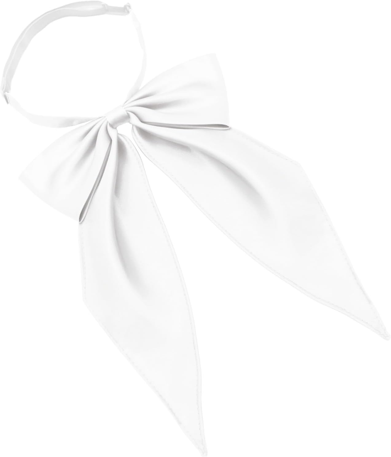 Pre-tied Oversized Bow Ties for Men Women for Wedding Party Prom | Big Bowties, Solid Polyester Glossy Fabric, Adjustable Buckle Strap, Oversized Design, Smooth Surface, for Date Office Daily