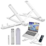 MONSTYLE Base de Laptop,Soporte para Laptop Ajuste Multiángulo Plegable,Base Refrigerante Computadora Ergonomico para...