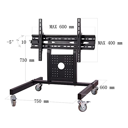 Soporte rodante de piso para TV de 32-65 pulgadas miniatura 2