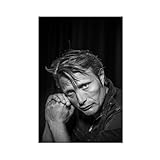 Mads Mikkelsen Poster (1) Leinwandposter Wandkunst Dekor 