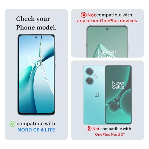 Image of Military-Grade Gorilla Tempered Glass Screen Protector for OnePlus Nord CE 4 Lite (High Clarity) Full Screen Coverage, Scratch & Shockproof with Easy Installation Kit