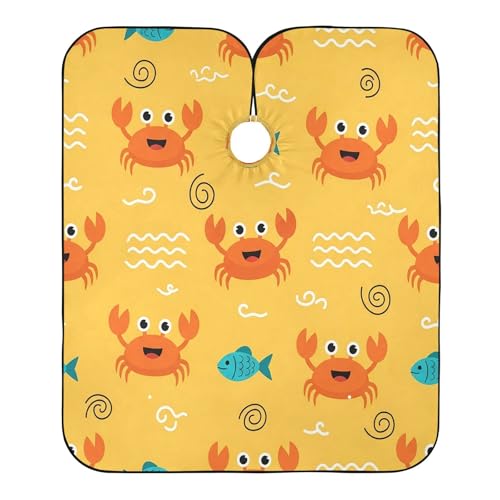 Capa de barbero impermeable para hombre Kigai Red Crab miniatura 2