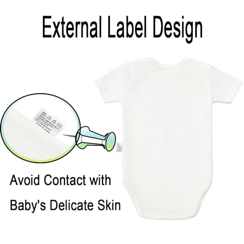 Please Pass Me to Grandpa Bodysuits, First Time Grandpa Gifts Baby Items Cute Baby Newborn Cotton Bodysuit 0-24 Months4