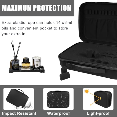 image for ZORETCO Essential Oil Storage Carrying Case, 70 Bottles Essential Oils