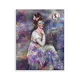 Stupell Industries Timeless Woman with Disco Ball ウォールプラーク アートデザイン ジョージ・ロムニー作 11 x 14