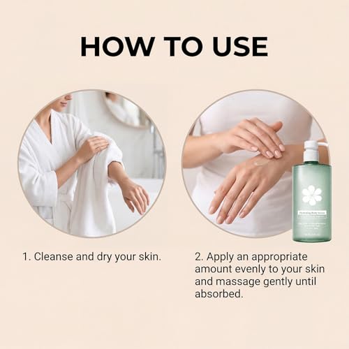Generic Hyaluronic Acid Body Serum – Lightweight Fast-Absorbing Hydrator for Deep Hydration, Silky Smooth & Non-Greasy Skin, Fragrance-Free Gel Moisturizer with Sodium Hyaluronate, Pump Bottle