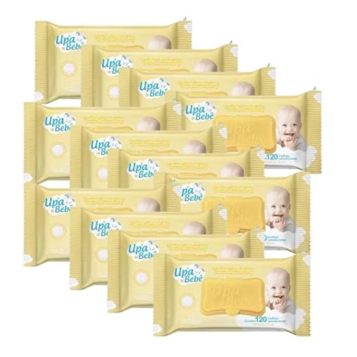 Upa Bebê Combo Com 12 Pacotes Toalhas Umedecida C/ 120 Un. Cada