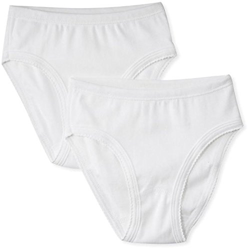 Petit Bateau Girls Panties Sizes 4/18 (14, White)