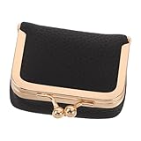SUPVOX Caja Organizadora de Joyas de Viaje Grande Negra, Joyero Portátil Acolchado con Compartimentos para Anillos, Collares y Pendientes, Estuche Compacto para Mujeres y Niñas