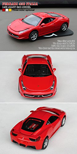 Tianmei Fll 458 Supercar Styling 1:32 Alloy Diecast Car Models Collection Kids Toys Decoration Ornaments Light And Sound (Red Color) #TOP1