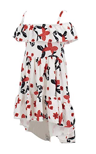 Unique Baby Girls Cow Summer Outfit Milk Farm Dress2