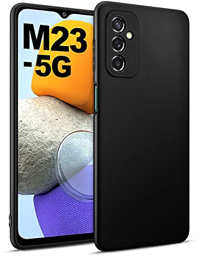 BENNALD Coque Samsung Galaxy M23 5G, Ultra Mince Premium TPU Premium Exact Fit/NO Bulkiness Souple Coque pour Samsung Galaxy M23 5G - Noir Cover