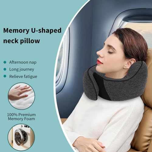 Almohada de Viaje Ajustable en Espuma Viscoelástica miniatura 2