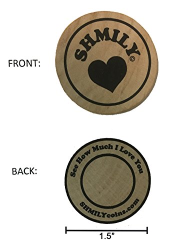 10 Wooden SHMILY Coins