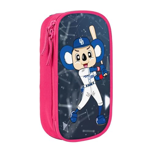 中日ドラゴンズ ペンケース 筆箱 筆入れ 大容量 文具収納 ペン袋 男の子 女の子 社会人 小学生 中学生 高校生用 入学祝い Pink