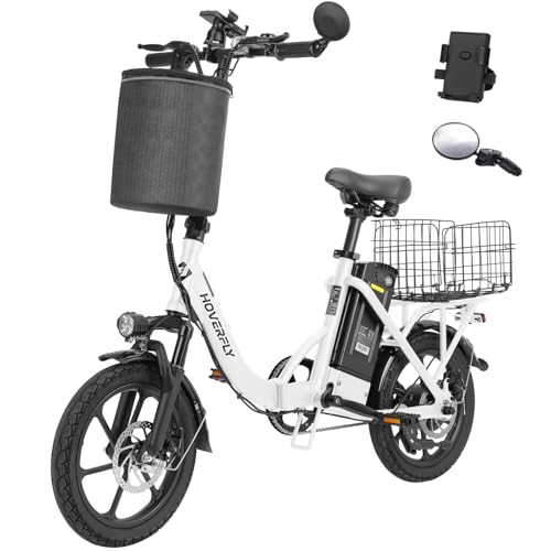 HOVERFLY H3 16" Electric Bike, Max 28Miles Range(Pedal-Assist) & Speed
