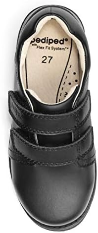 pediped Flex Alex School Shoe (Toddler/Little Kid/Big Kid), Black, 24 EU (7.5-8 E US Big Kid) | Image 3