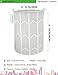 LANGYASHAN Laundry Basket Canvas Fabric Collapsible Organizer Basket for Storage Bin Toy Bins Gift Baskets Bedroom Clothes Children Nursery Hamper (Arrowhead)