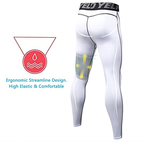Abtioyllz Mens Compression Pants Sports Athletic Running Tights Baselayer Workout Gym Leggings Quick Dry Active Pants #TOP3