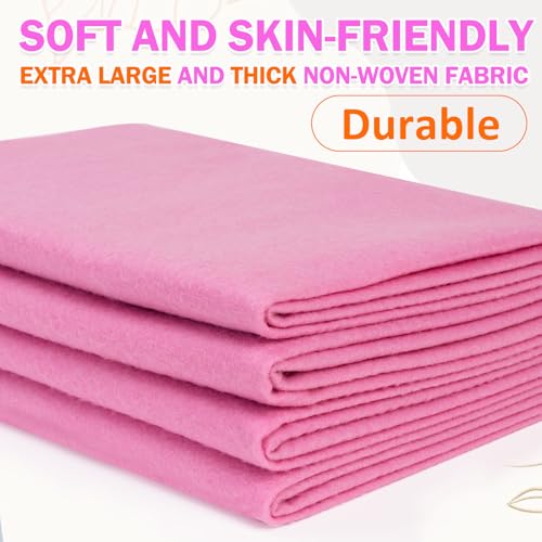 Image of XSEINO Dust Pink Large Felt Fabric 72 inch X 36 inch(2 Square Yards), 1.4 mm Thick Soft Felt Fabric Sheet for Crafts, Pink Series Colors Soft Nonwoven Fabric, Fit for Decoration, Sewing, DIY Crafts