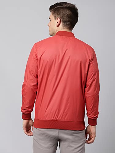 Image of Dennis Lingo Men's Solid Long-Sleeve Polyester Regular Fit Shell Jacket - Waterproof, Lightweight, Casual Winterwear for Men