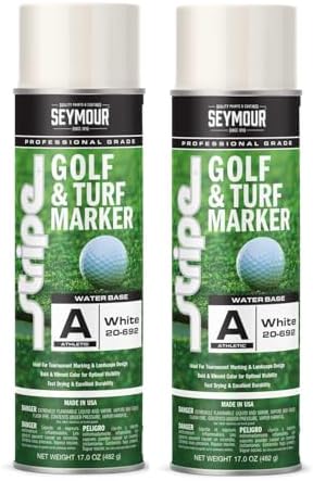 20-692 Seymour Stripe Athletic Golf/Turf Marker Spray Paint – Whi...