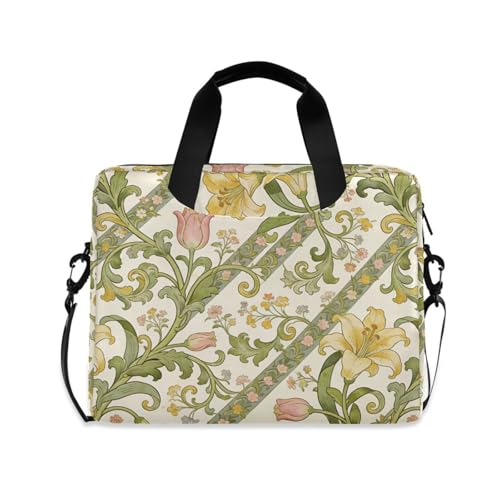 Funda para portátil vintage 15.6 pulgadas con asa y correa
