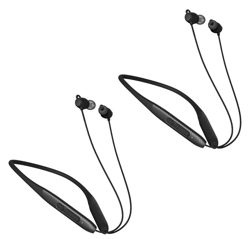 CXPSUE Neckband Bluetooth Headphones Twin Pack｜60H Playtime ×2｜3C Fast Charge｜ENC Call Noise Reduction｜Dual Pairing｜180H Standby｜Perfect for Couples & Sports