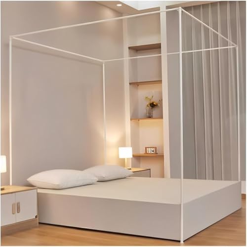 Cama con marco de dosel de 200x220cm para dormitorios elegantes 2