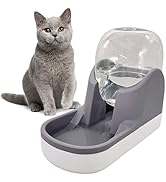 kathson Automatic Cat Water Dispenser 3.8L/1 Gallon Gravity Pet Water Dispenser Dogs Automatic Wa...