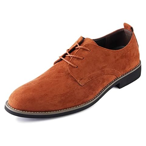 Remxi Men's Classic Casual Suede Oxfords Cover