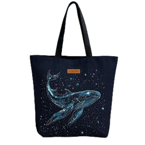 Image of The Purple Tree Eco-Friendly Canvas Tote Bag, Sustainable, Reusable Shopping, Beach, Travel or Everyday Tote, Wide Tote Bag