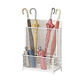 Paragüero de interior de gran capacidad, soporte de metal para paraguas para hoteles y oficinas, diseño elegante (color 2), perfecto para uso comercial, duradero y ahorra espacio.